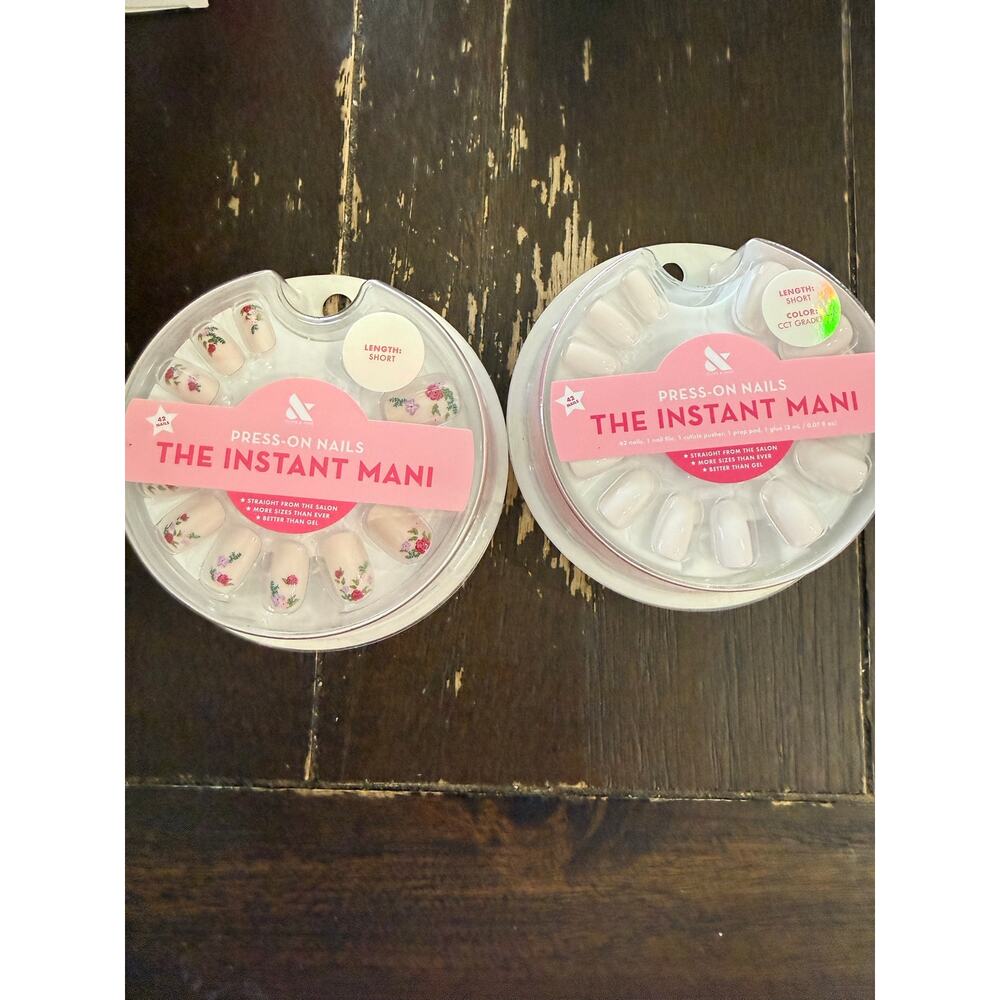 Olive & June Press-On Nails x2 NEW Short